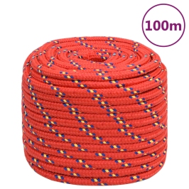 Laivu Virve, Sarkana, 18 Mm, 100 M, Polipropilēns Vidaxl
