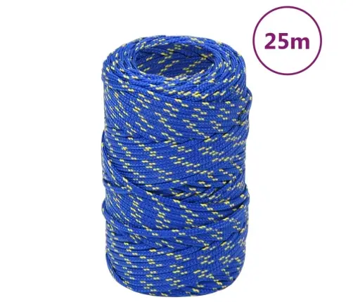 Laivu Virve, Zila, 2 Mm, 25 M, Polipropilēns Vidaxl