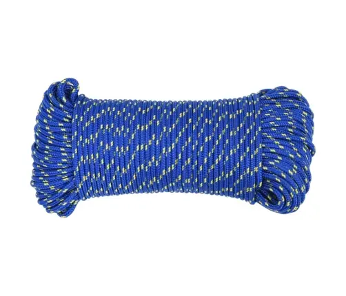 Laivu Virve, Zila, 5 Mm, 250 M, Polipropilēns Vidaxl