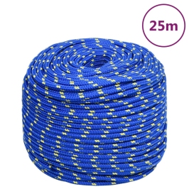 Laivu Virve, Zila, 8 Mm, 25 M, Polipropilēns Vidaxl