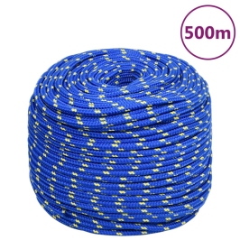 Laivu Virve, Zila, 10 Mm, 500 M, Polipropilēns Vidaxl