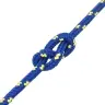 Laivu Virve, Zila, 12 Mm, 25 M, Polipropilēns Vidaxl