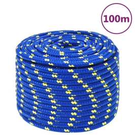 Laivu Virve, Zila, 12 Mm, 100 M, Polipropilēns Vidaxl
