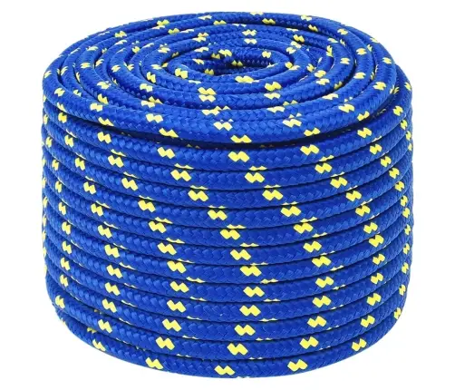 Laivu Virve, Zila, 14 Mm, 25 M, Polipropilēns Vidaxl