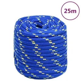 Laivu Virve, Zila, 16 Mm, 25 M, Polipropilēns Vidaxl