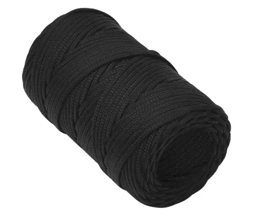 Laivu Virve, Melna, 2 Mm, 100 M, Polipropilēns Vidaxl