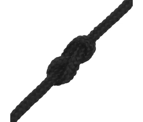 Laivu Virve, Melna, 2 Mm, 100 M, Polipropilēns Vidaxl