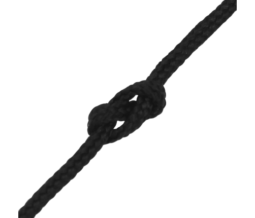Valties Virvė, Visiškai Juoda, 5Mm, 100M, Polipropilenas