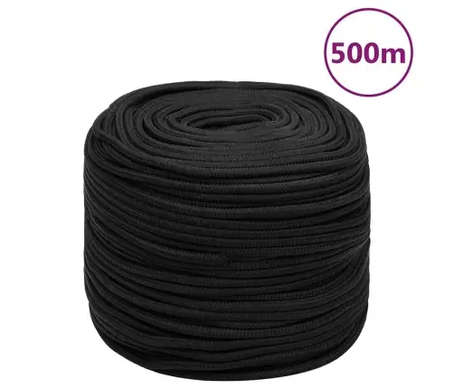 Valties Virvė, Visiškai Juoda, 8Mm, 500M, Polipropilenas