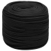 Laivu Virve, Melna, 8 Mm, 500 M, Polipropilēns Vidaxl