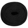Laivu Virve, Melna, 10 Mm, 25 M, Polipropilēns Vidaxl