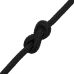 Laivu Virve, Melna, 10 Mm, 25 M, Polipropilēns Vidaxl