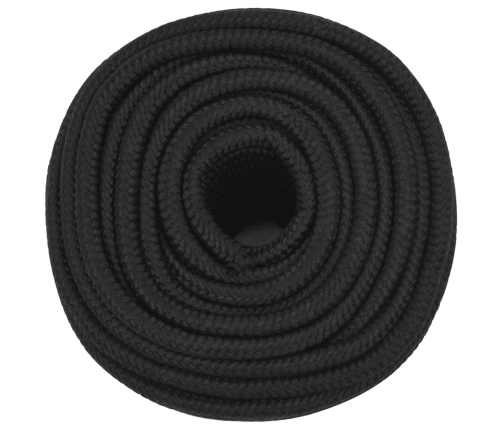 Laivu Virve, Melna, 14 Mm, 50 M, Polipropilēns Vidaxl