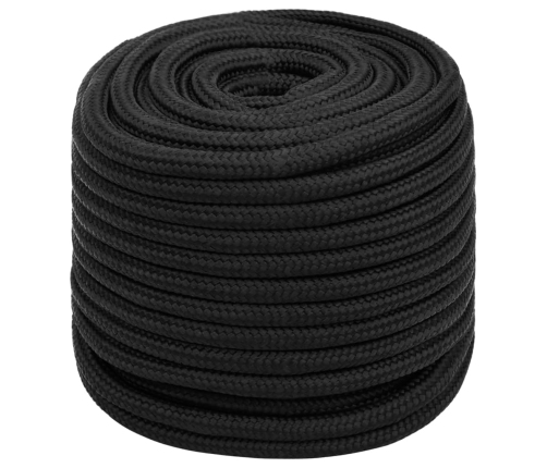 Laivu Virve, Melna, 16 Mm, 250 M, Polipropilēns Vidaxl