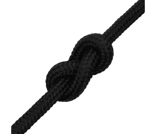 Laivu Virve, Melna, 18 Mm, 50 M, Polipropilēns Vidaxl