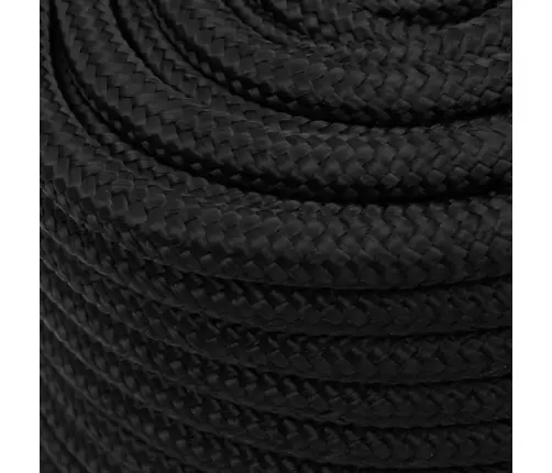 Laivu Virve, Melna, 18 Mm, 100 M, Polipropilēns Vidaxl