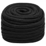 Laivu Virve, Melna, 20 Mm, 50 M, Polipropilēns Vidaxl