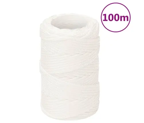 Valties Virvė, Visiškai Balta, 2Mm, 100M, Polipropilenas