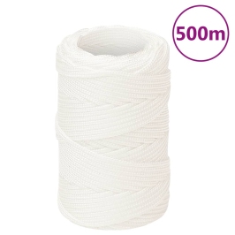 Laivu Virve, Balta, 2 Mm, 500 M, Polipropilēns Vidaxl