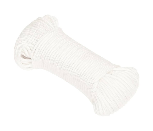 Laivu Virve, Balta, 3 Mm, 500 M, Polipropilēns Vidaxl