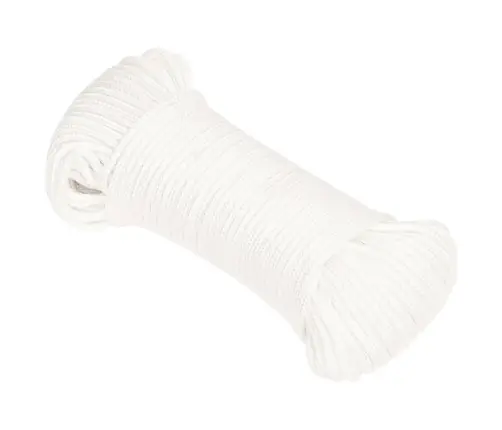 Laivu Virve, Balta, 5 Mm, 25 M, Polipropilēns Vidaxl