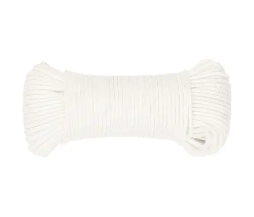 Laivu Virve, Balta, 5 Mm, 50 M, Polipropilēns Vidaxl