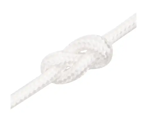 Laivu Virve, Balta, 6 Mm, 50 M, Polipropilēns Vidaxl