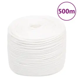 Valties Virvė, Visiškai Balta, 8Mm, 500M, Polipropilenas