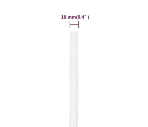 Paadiköis, Täisvalge, 10 Mm, 250 M, Polüpropüleen Paadiköis, Täisvalge, 10 Mm, 250 M, Polüpropüleen