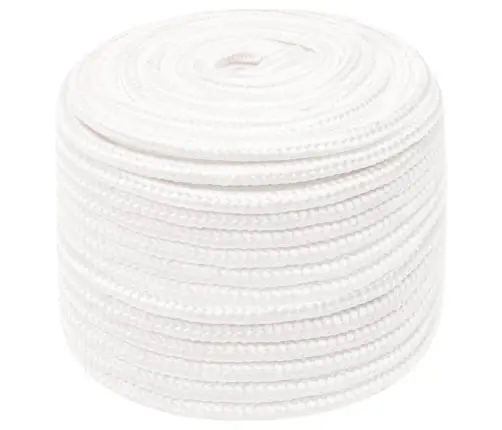 Laivu Virve, Balta, 12 Mm, 25 M, Polipropilēns Vidaxl