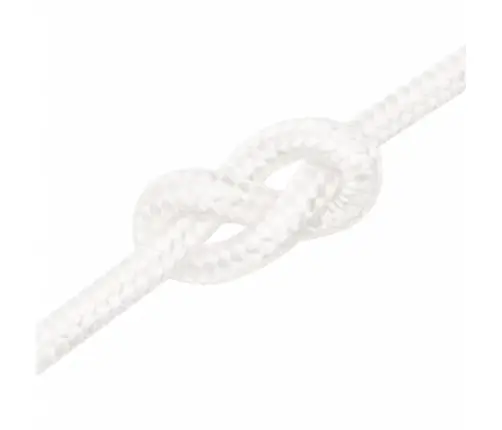 Laivu Virve, Balta, 12 Mm, 25 M, Polipropilēns Vidaxl