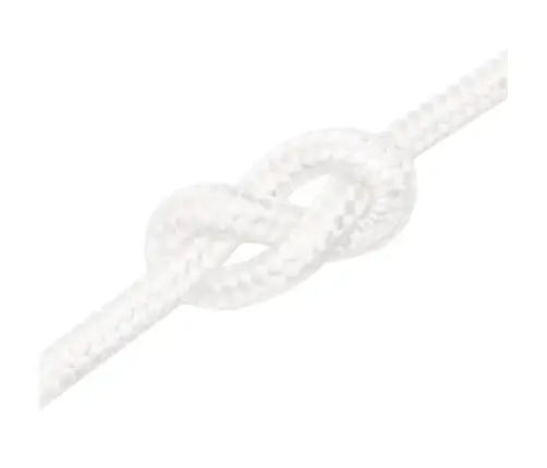 Laivu Virve, Balta, 12 Mm, 50 M, Polipropilēns Vidaxl