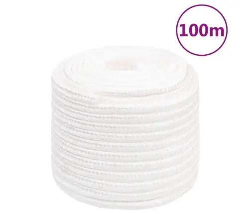 Laivu Virve, Balta, 16 Mm, 100 M, Polipropilēns Vidaxl