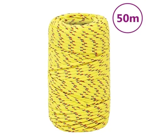 Paadiköis, Kollane, 2 Mm, 50 M, Polüpropüleen