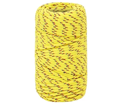 Laivu Virve, Dzeltena, 2 Mm, 100 M, Polipropilēns Vidaxl