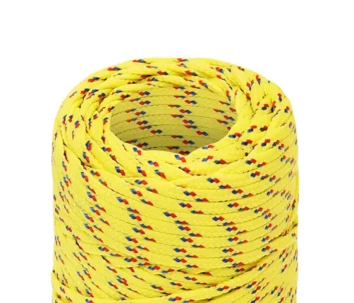 Laivu Virve, Dzeltena, 2 Mm, 500 M, Polipropilēns Vidaxl