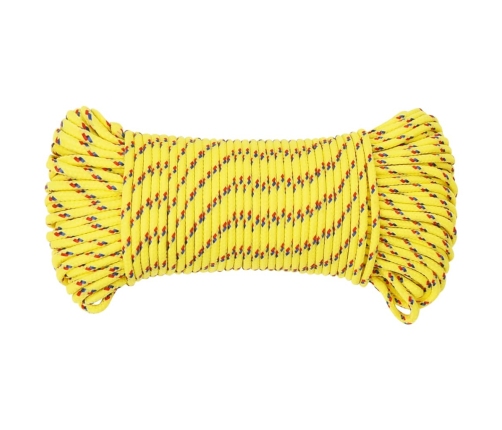 Laivu Virve, Dzeltena, 3 Mm, 25 M, Polipropilēns Vidaxl