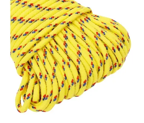 Laivu Virve, Dzeltena, 3 Mm, 50 M, Polipropilēns Vidaxl