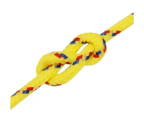 Laivu Virve, Dzeltena, 4 Mm, 25 M, Polipropilēns Vidaxl