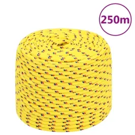 Laivu Virve, Dzeltena, 6 Mm, 250 M, Polipropilēns Vidaxl