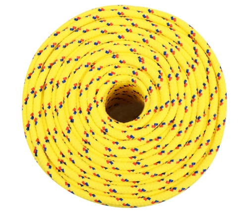 Laivu Virve, Dzeltena, 8 Mm, 50 M, Polipropilēns Vidaxl