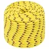 Laivu Virve, Dzeltena, 12 Mm, 25 M, Polipropilēns Vidaxl
