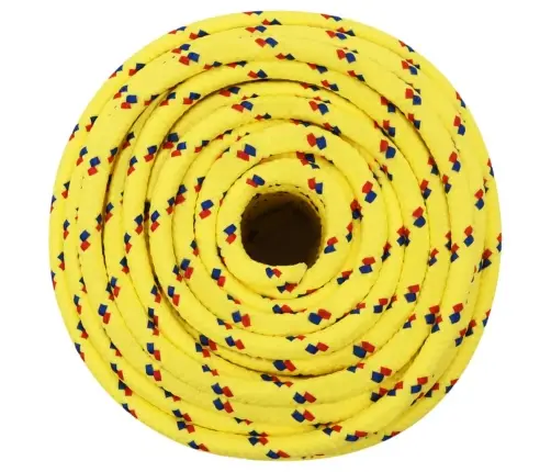 Laivu Virve, Dzeltena, 12 Mm, 25 M, Polipropilēns Vidaxl