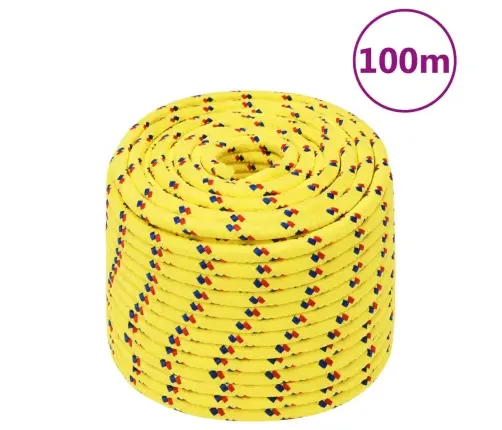 Paadiköis, Kollane, 12 Mm, 100 M, Polüpropüleen