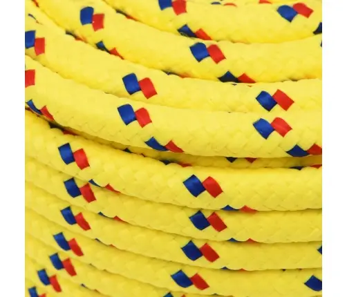 Laivu Virve, Dzeltena, 14 Mm, 250 M, Polipropilēns Vidaxl