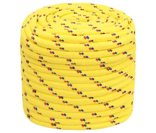 Laivu Virve, Dzeltena, 18 Mm, 25 M, Polipropilēns Vidaxl