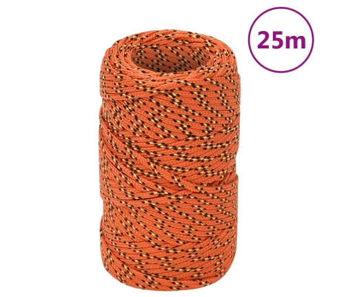 Valties Virvė, Oranžinės Spalvos, 2Mm, 25M, Polipropilenas