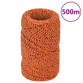 Laivu Virve, Oranža, 2 Mm, 500 M, Polipropilēns Vidaxl
