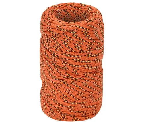 Laivu Virve, Oranža, 2 Mm, 500 M, Polipropilēns Vidaxl