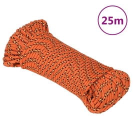 Laivu Virve, Oranža, 3 Mm, 25 M, Polipropilēns Vidaxl